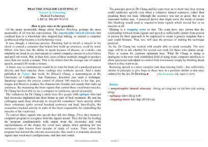 Practise English listening 27 - Science & Technology - Thấm Tâm Vy